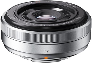 Объектив Fujifilm XF 27mm f/ 2,8 серебристый