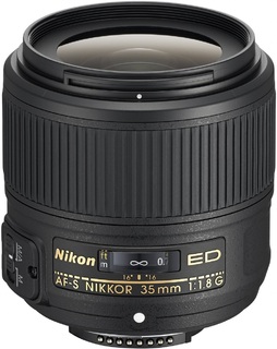 Объектив Nikon 35 mm f/1.8G ED Nikkor AF-S