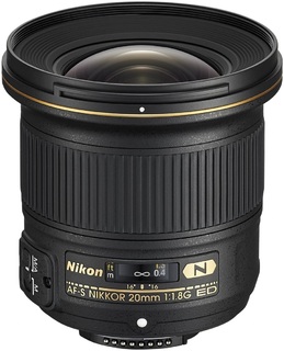 Объектив Nikon 20 mm f/1.8G ED AF-S
