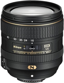 Объектив Nikon 16-80 mm f/ 2,8-4E ED VR DX AF-S