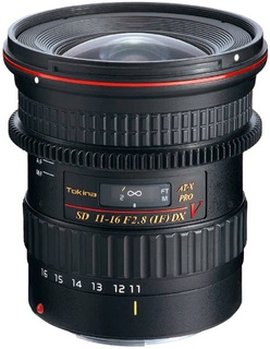 Объектив Tokina AT-X 116 PRO DX V (Video) AF 11-16 mm f/2.8 для Canon