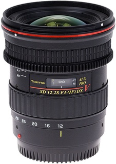 Объектив Tokina AT-X 128 PRO DX V (Video) 12-28mm f/4 для Canon
