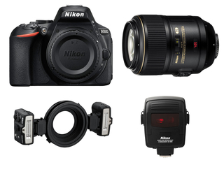 Цифровой фотоаппарат NIKON D5600 kit 105mm f/ 2.8G VR и SB-R1C1