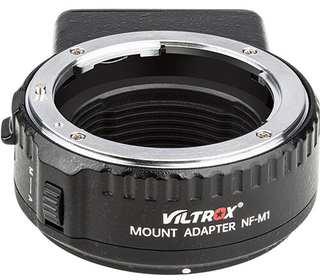 Адаптер Viltrox NF-M1 для объектива F-mount на байонет Micro 4/3