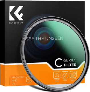 Светофильтр K&F Concept Nano-C Magnetic HMC UV 82mm (KF01.2658) тонкая оправа 3.3мм