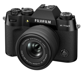 Цифровой  фотоаппарат FujiFilm X-T50 kit XC 15-45mm black