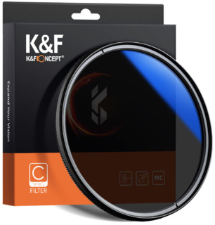 Светофильтр K&F Concept KU12 Classic Series HMC CPL, Blue Coated, 52 мм (KF01.1435) поляризационный