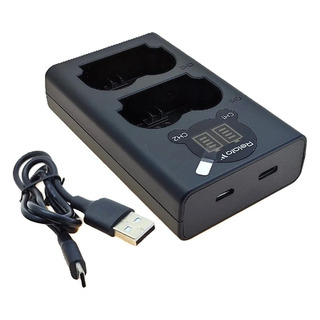 Зарядное устройство Relato CH-P1640U/  LP-E6 DUAL для Canon (USB 5V/  2.1A) на 2 АКБ