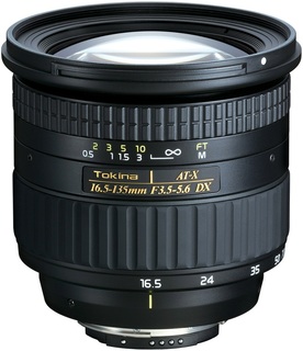 Объектив Tokina AT-X 16.5-135 mm DX f/3.5-5.6 для Canon